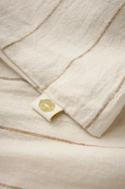 Discount Home Pudebetræk Elly Thin Stripe i genanvendt halvlinned Pudebetræk