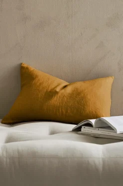 Ellos Home Pudebetræk Candice Zip i vasket hør 40x60 cm^ Pyntepuder & Betræk
