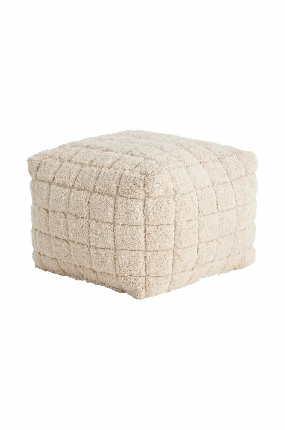 Hot Home Puf Puff Check 59x59 cm Puffer & Fodskamler