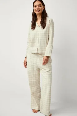 Ellos Home Pyjamasskjorte Valerie Small Check^ Homewear