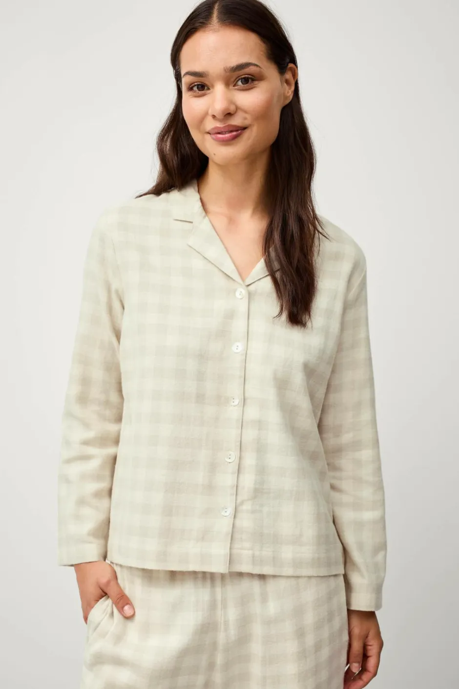 Ellos Home Pyjamasskjorte Valerie Small Check^ Homewear