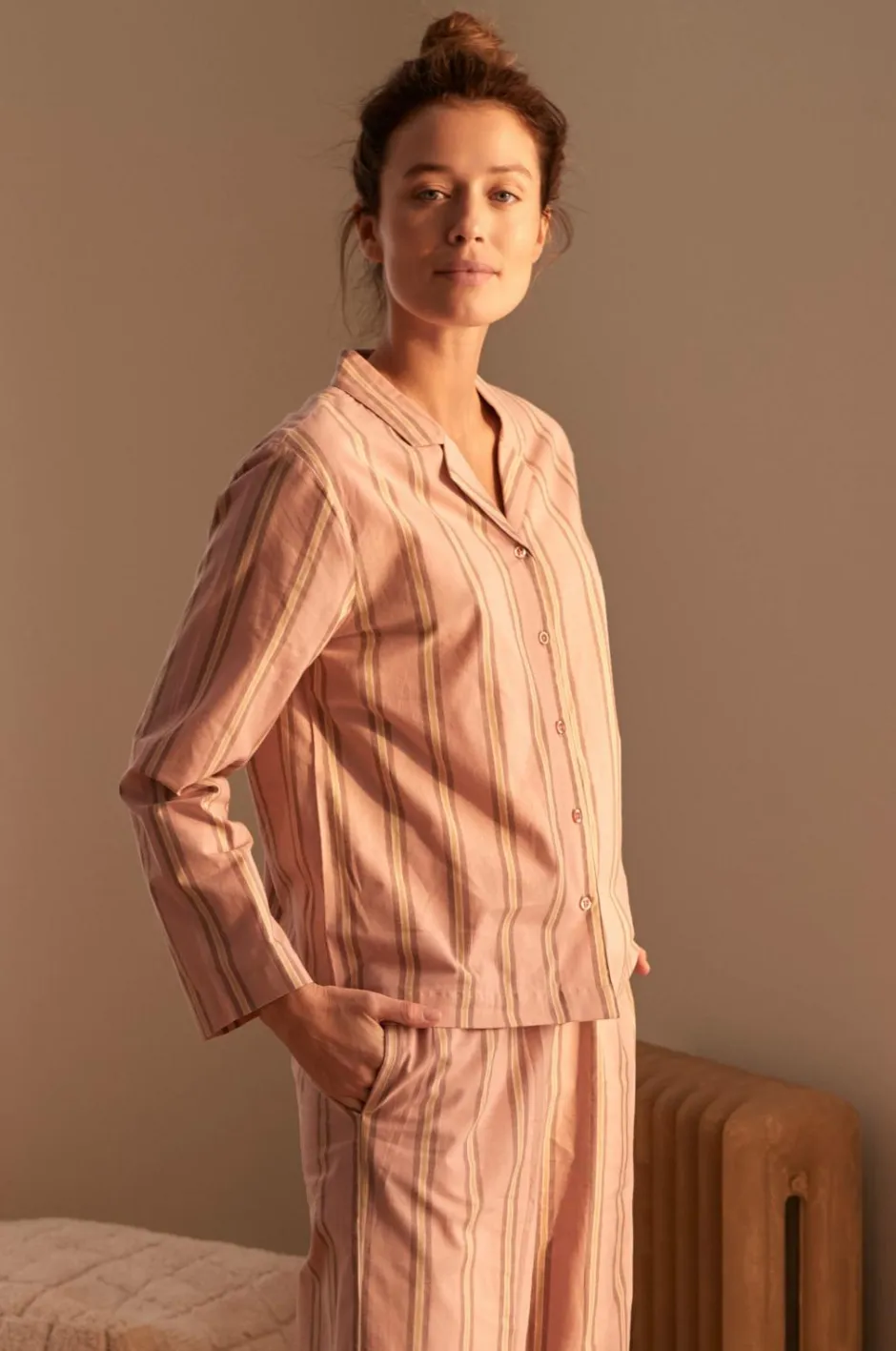 Ellos Home Pyjamasskjorte Juliette Stripe^ Homewear