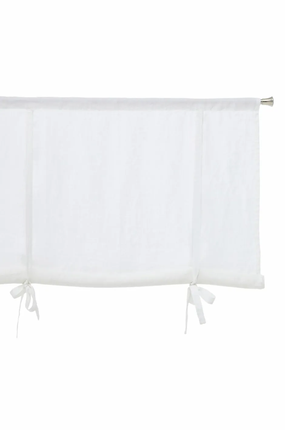 Outlet Home Roll up-gardin af vasket hør Candice Foldegardiner|Hørgardiner