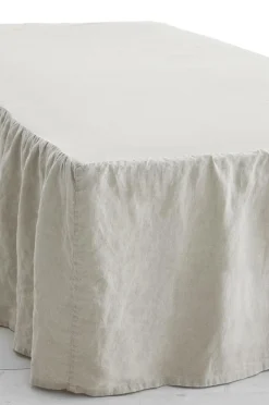 Ellos Home Sengekappe Candice i vasket hør 45 cm^ Sengekapper