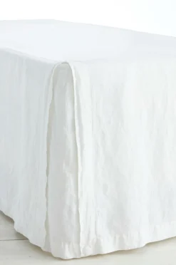 Ellos Home Sengekappe Elmira i vasket hør 60 cm^ Sengekapper