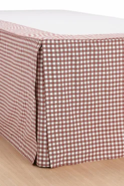 Ellos Home Sengekappe Sonneli Check i bomuld højde 52 cm^ Sengekapper