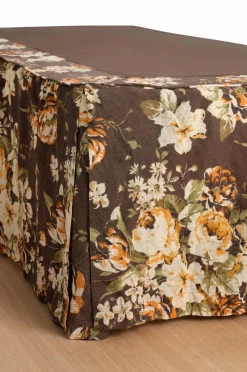 Best Home Sengekappe Candice Rose i vasket linned 52 cm Sengekapper