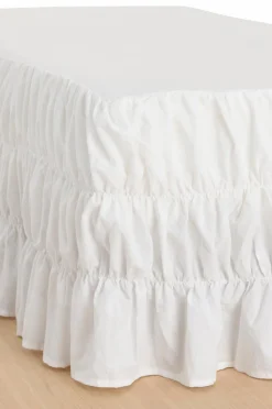 Ellos Home Sengekappe Juliette Elastic i økologisk bomuld 60 cm^ Sengekapper