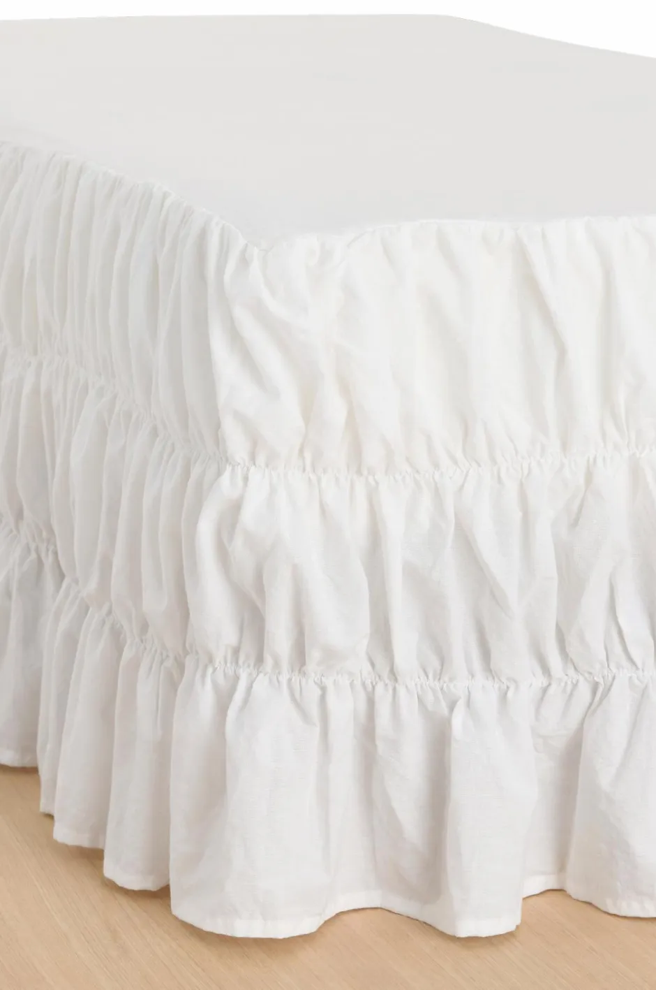 Ellos Home Sengekappe Juliette Elastic i økologisk bomuld 60 cm^ Sengekapper