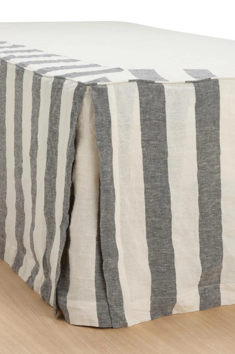 Ellos Home Sengekappe Candice Block Stripe i bomuld højde 52 cm^ Sengekapper