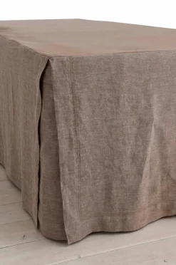 Discount Home Sengekappe Elmira i vasket hør 60 cm Sengekapper