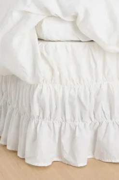 Ellos Home Sengekappe Juliette Elastic i økologisk bomuld 52 cm^ Sengekapper