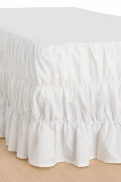 Ellos Home Sengekappe Juliette Elastic i økologisk bomuld 52 cm^ Sengekapper