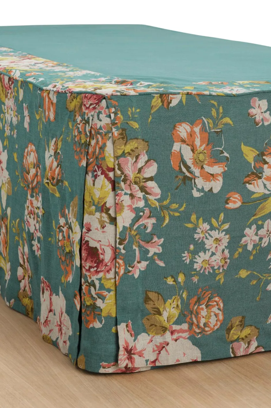 Home Sengekappe Candice Rose i vasket linned 52 cm Sengekapper