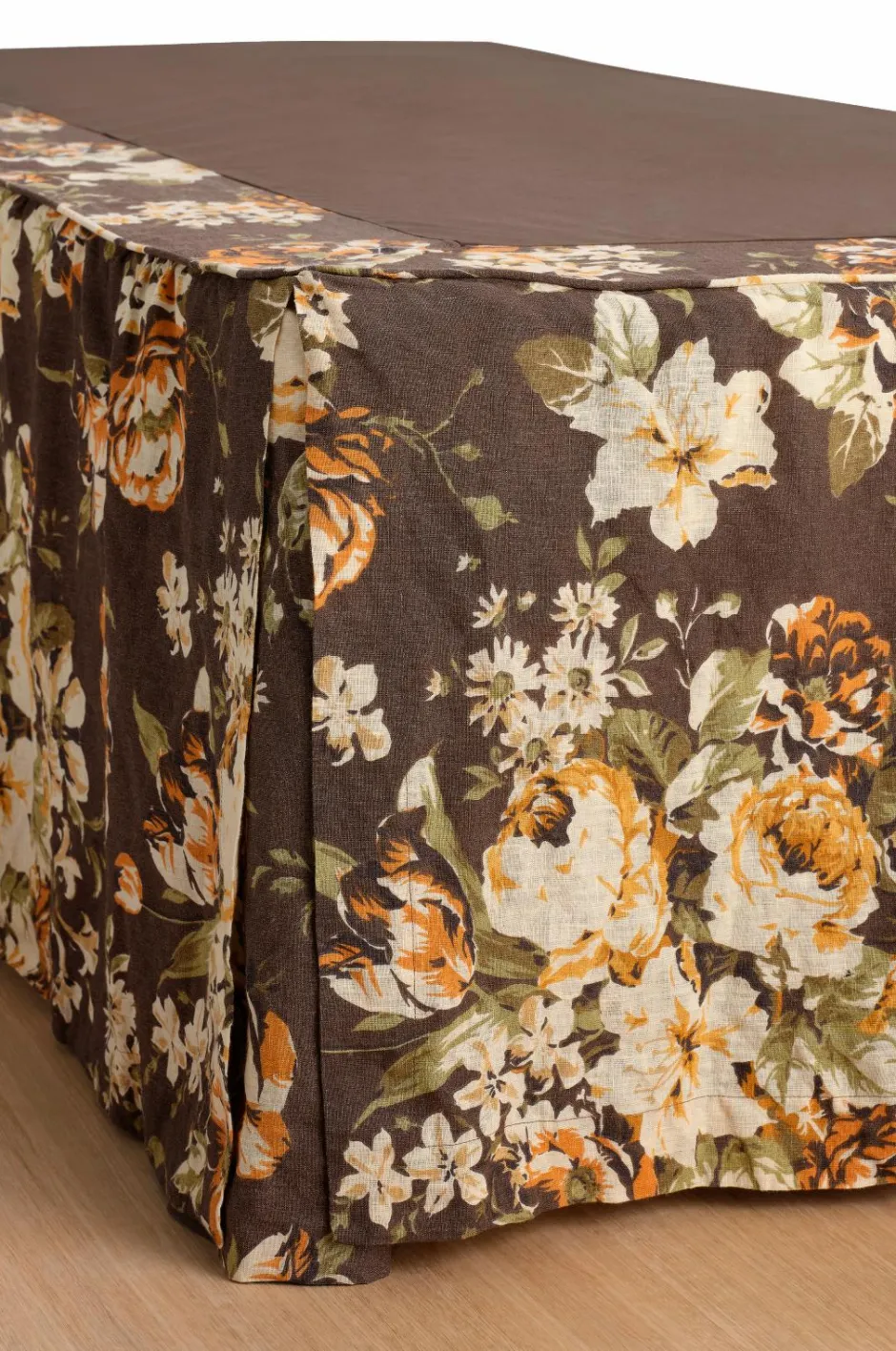 Ellos Home Sengekappe Candice Rose i vasket linned 60 cm^ Sengekapper