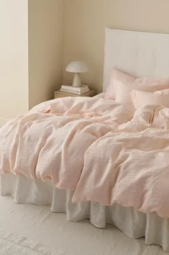Online Home Sengesæt Candice i vasket hør - 2 eller 3 dele Dynebetræk|Sengesæt