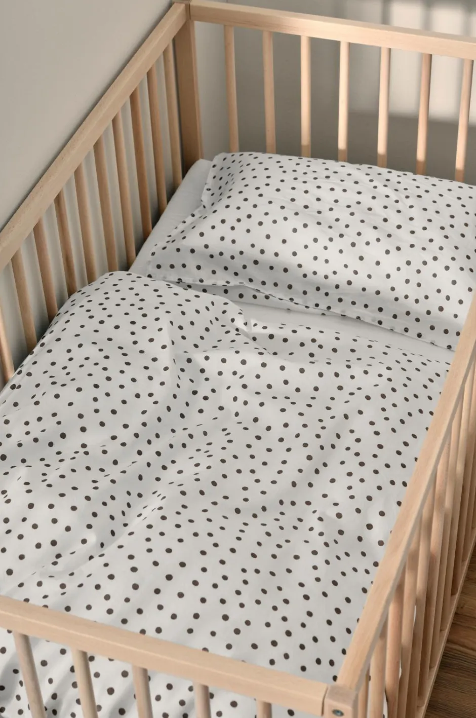 Ellos Home Sengesæt Coffee Stain til tremmeseng 100x130 cm, 2 dele^Børn Dyne- & Pudebetræk Til Børn