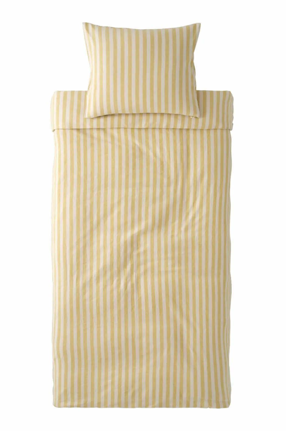 Clearance Home Sengesæt Elly Classic Stripe i genanvendt halvlinned 2 eller 3 stykker Dynebetræk|Sengesæt
