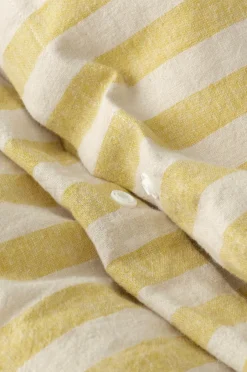 Clearance Home Sengesæt Elly Classic Stripe i genanvendt halvlinned 2 eller 3 stykker Dynebetræk|Sengesæt