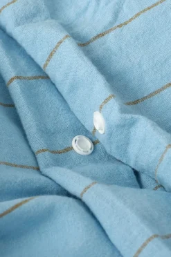 Home Sengesæt Elly Thin Stripe i genanvendt halvlinned 2 eller 3 stykker Dynebetræk|Sengesæt