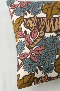 Hot Home Sengesæt Milly Tiger i vasket bomuld 2 eller 3 stykker Dynebetræk|Sengesæt