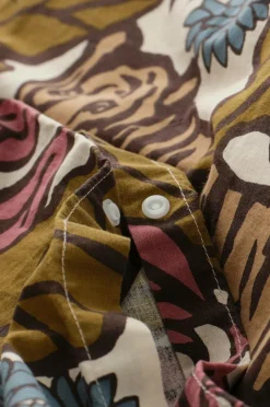 Hot Home Sengesæt Milly Tiger i vasket bomuld 2 eller 3 stykker Dynebetræk|Sengesæt