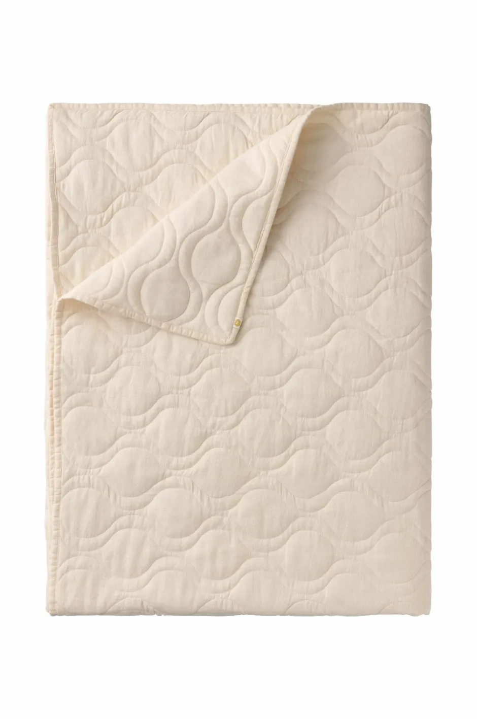 Home Sengetæppe Elly Quilted i genanvendt halvlinned Sengetæpper