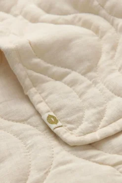Home Sengetæppe Elly Quilted i genanvendt halvlinned Sengetæpper