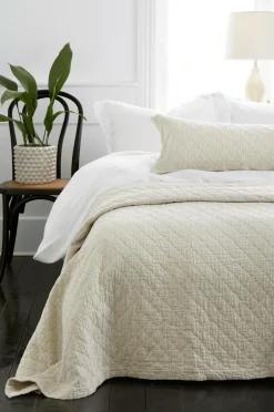 Outlet Home Sengetæppe Thelma Check i bomuld Sengetæpper