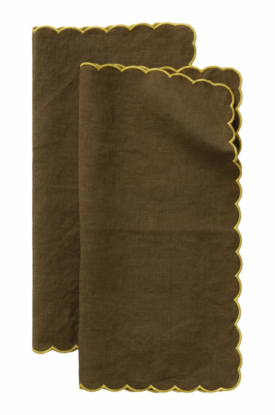 Ellos Home Servietter Malva Scallop 40x40 cm 2-pak^ Borddækning & Servering|Bordtekstiler
