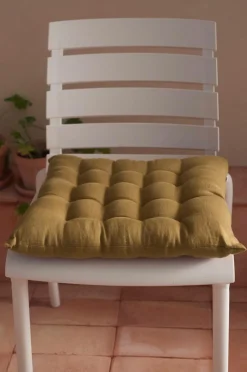 Best Home Siddehynde Candice af vasket hør, 40x40x5 cm Udemøbler & Have|Møbeltekstiler