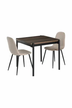 Ellos Home Spisebordssæt Gilda 2 Stolar, 75x85 cm^ Spisegrupper