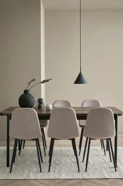 Ellos Home Spisebordssæt Gilda med bord 180x90 cm + 6 stole^ Spisegrupper