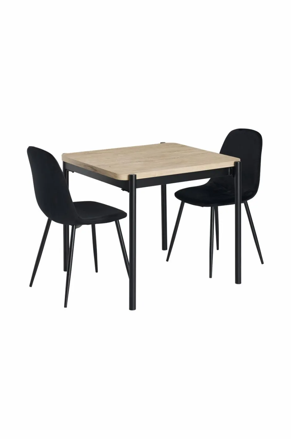 Ellos Home Spisebordssæt Gilda 2 Stolar, 75x85 cm^ Spisegrupper