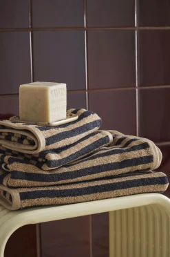 Ellos Home Sæt med frottéhåndklæder Stripe 4 dele^ Badeværelsestekstiler