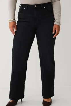Discount Plus collection Højtaljede jeans med brede ben Dame Jeans