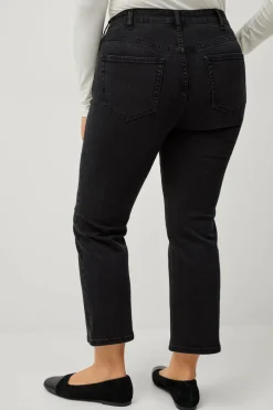 Sale Plus collection Jeans Straight Cropped Dame Jeans