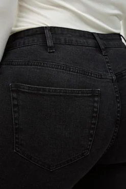 Sale Plus collection Jeans Straight Cropped Dame Jeans