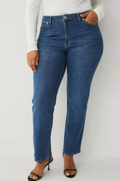 Plus collection Jeans Straight Dame Jeans