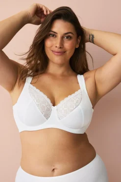 Ellos Plus collection Bøjle-bh med mesh-forede skåle^Dame Bh'Er