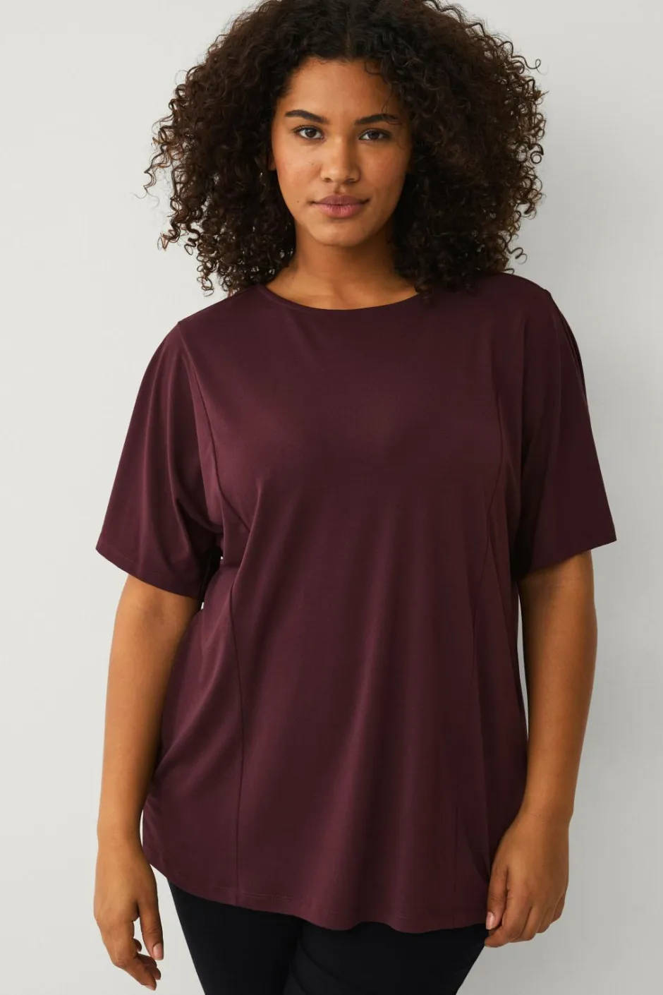 Sale Plus collection Top med brede ærmer Dame Toppe & Tank-Toppe