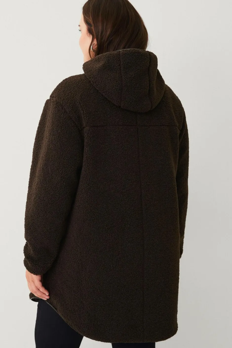 Ellos Plus collection Lang, foret fleecejakke^Dame Jakker & Frakker