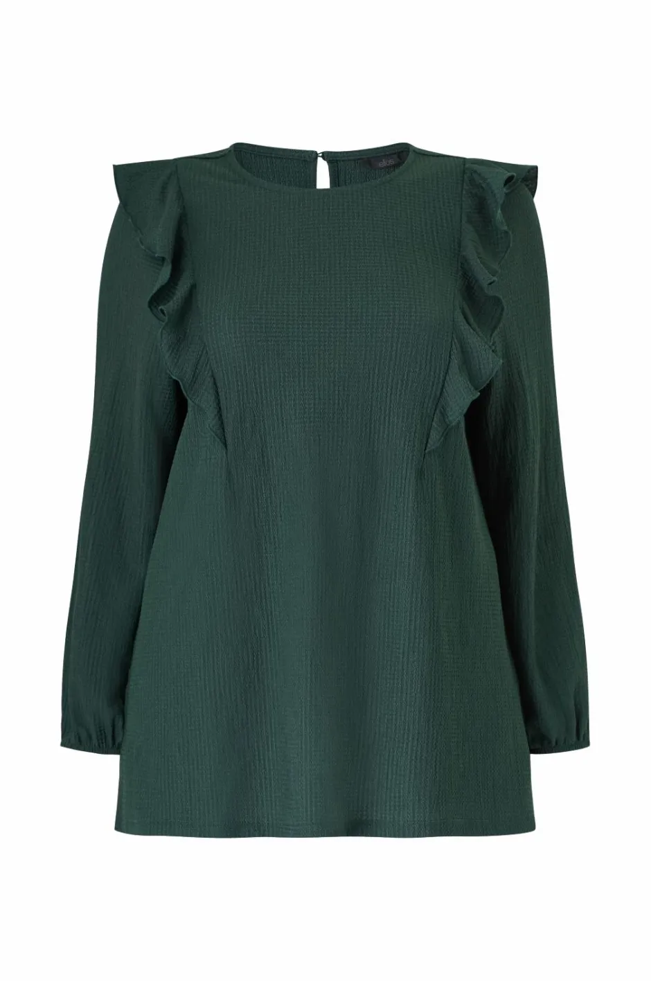 Discount Plus collection Top med volanter og ballonærmer Dame Toppe & Tank-Toppe