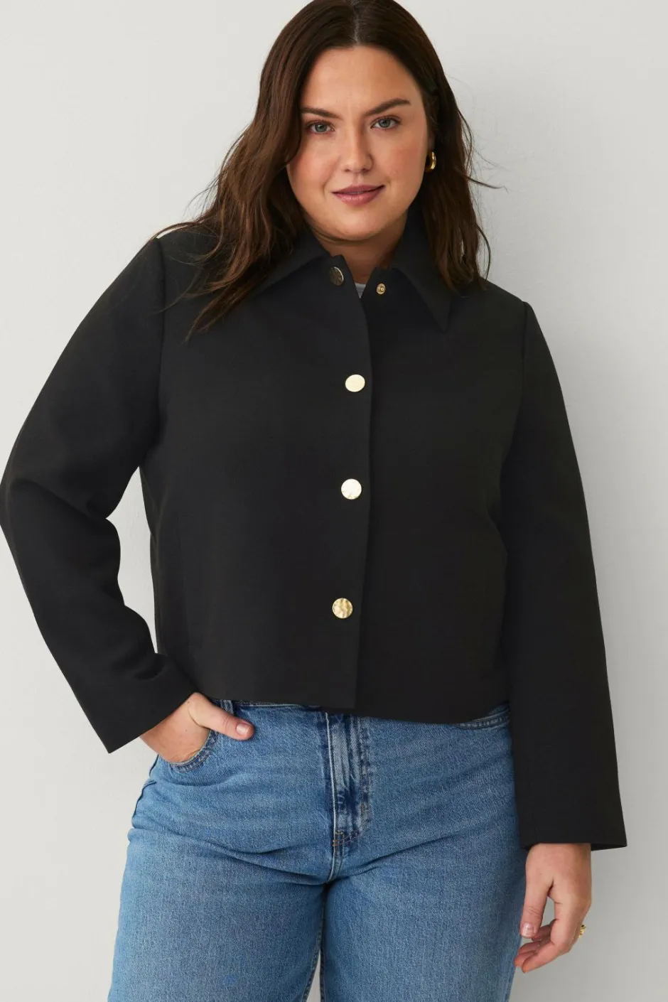 Sale Plus collection Kort forårsjakke Dame Jakker & Frakker