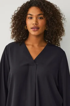 Clearance Plus collection Tunika med v-hals Dame Tunikaer|Toppe & Tank-Toppe