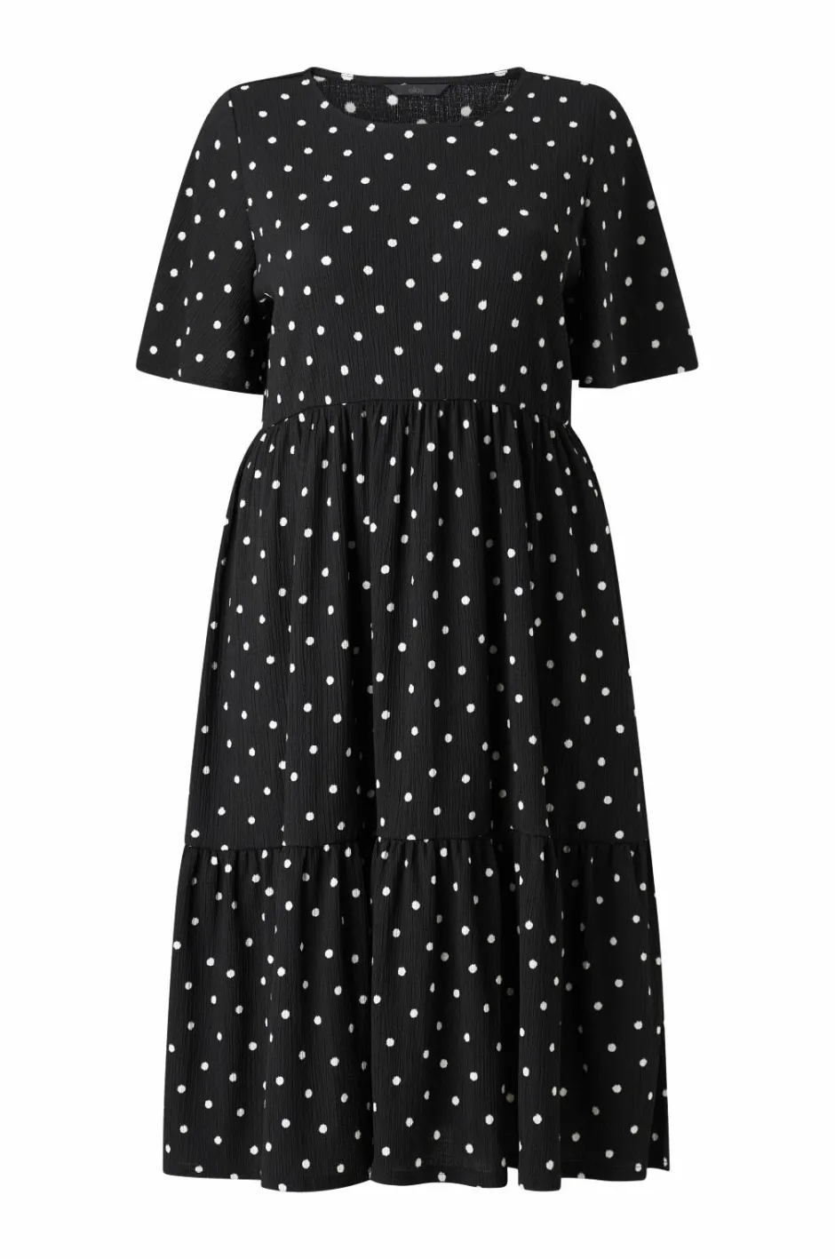 Ellos Plus collection Kjole med flæser^Dame Kjoler