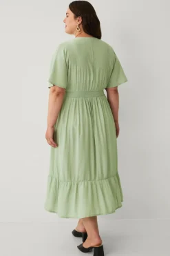 Ellos Plus collection Maxikjole med smock^Dame Kjoler