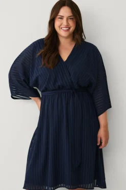 Ellos Plus collection Kjole med V-hals^Dame Kjoler