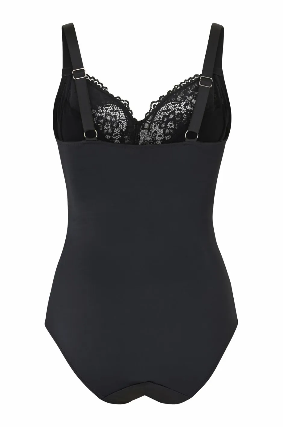 Sale Plus collection Shapingbody med blondedetaljer - medium støtte Dame Shaping