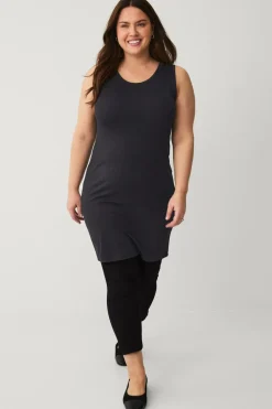 Plus collection Undertrøje i bomuld/viskose Dame Toppe & Tank-Toppe